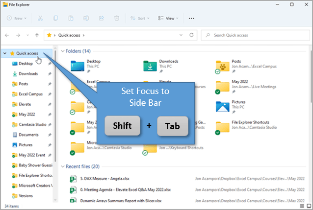Mở và điều hướng trong File Explorer