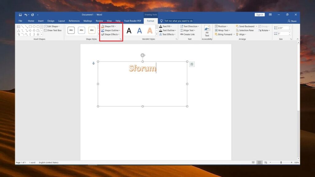 Bước 1: Mở Microsoft Word và chọn vị trí tạo chữ