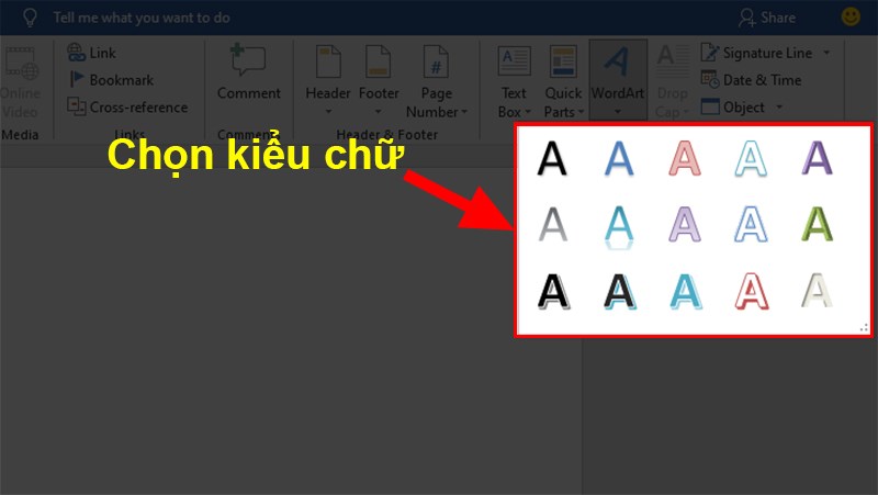 Cách tạo chữ nghệ thuật WordArt trong Word