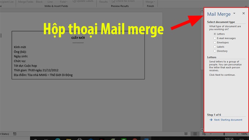 Mail Merge là gì?
