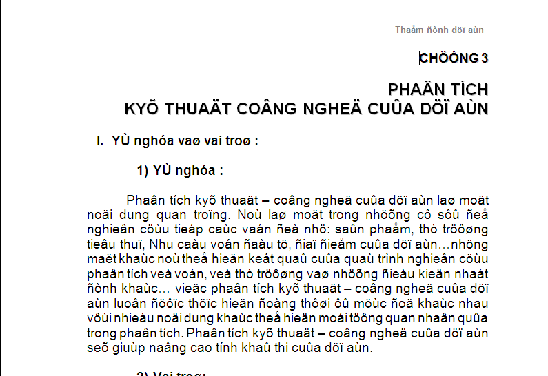 Tại sao file Word bị lỗi font khi chuyển sang PDF?